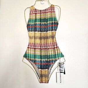 NWT!! Lygia & Nanny Cross Back 1 One-Piece Sirena Swimsuit, 38/XS
